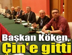 Başkan Köken, Çine gitti