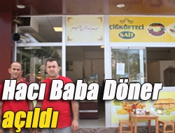 Hacı Baba Döner açıldı