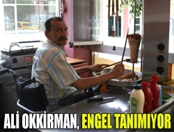 Ali Okkirman, engel tanımıyor