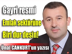 Gayri resmi emlak sektörüne biri dur desin!