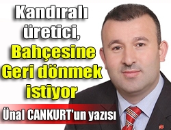 Kandıralı üretici, bahçesine geri dönmek istiyor