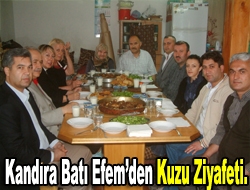 Kandıra Batı Efemden kuzu ziyafeti.