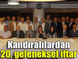 Kandıralılardan 20. geleneksel iftar