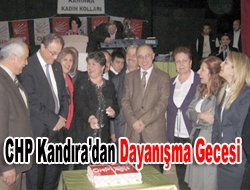 CHP Kandıradan Dayanışma Gecesi