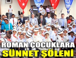 Roman çocuklara sünnet şöleni