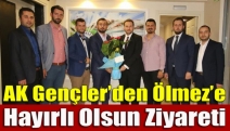 AK Gençler’den Ölmez’e hayırlı olsun ziyareti