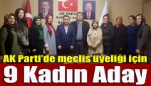 AK Parti’de meclis üyeliği için 9 kadın aday