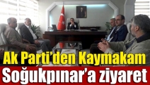 Ak Parti’den Kaymakam Soğukpınar’a ziyaret