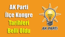 AK Parti ilçe kongre tarihleri belli oldu