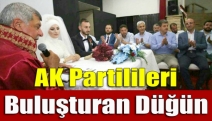 AK Partilileri buluşturan düğün