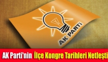 AK Parti'nin ilçe kongre tarihleri netleşti