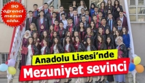 Anadolu Lisesi’nde mezuniyet sevinci