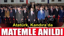 Atatürk, Kandıra’da matemle anıldı