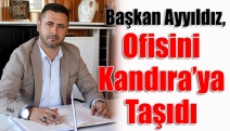 Başkan Ayyıldız, ofisini Kandıra’ya taşıdı