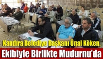 Başkan Köken, ekibiyle birlikte Mudurnu’da