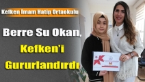 Berre Su Okan, Kefken’i gururlandırdı