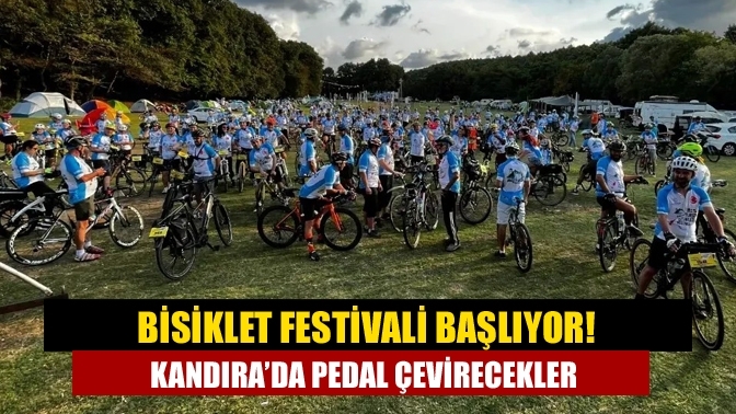 Bisiklet Festivali başlıyor! Kandıra’da pedal çevirecekler