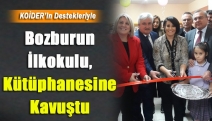 Bozburun İlkokulu, kütüphanesine kavuştu