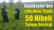 Büyükşehir'den çiftçilere yüzde 50 hibeli tohum desteği