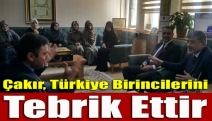 Çakır, Türkiye birincilerini tebrik etti