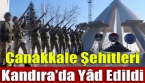 Çanakkale Şehitleri Kandıra’da yâd edildi