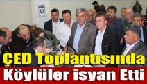 ÇED toplantısında köylüler isyan etti