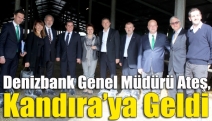 Denizbank Genel Müdürü Ateş, Kandıra’ya geldi