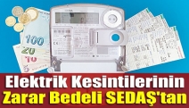 Elektrik kesintilerinin zarar bedeli SEDAŞ'tan