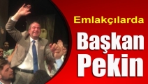 Emlakçılarda başkan Pekin