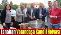 Esnaftan vatandaşa kandil helvası