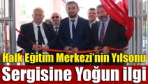 Halk Eğitim Merkezi’nin yılsonu sergisine yoğun ilgi