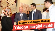 Halk Eğitim Merkezi yılsonu sergisi açıldı