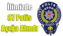 İlimizde 87 polis açığa alındı