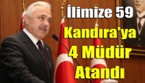 İlimize 59 Kandıra'ya 4 müdür atandı