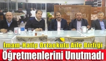 İmam-Hatip Ortaokulu Aile Birliği öğretmenlerini unutmadı