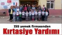 ISS yemek firmasından kırtasiye yardımı