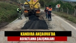 Kandıra Akçaova’da asfaltlama çalışmaları