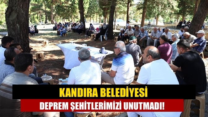 Kandıra Belediyesi Deprem Şehitlerimizi Unutmadı!