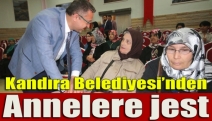 Kandıra Belediyesi’nden annelere jest