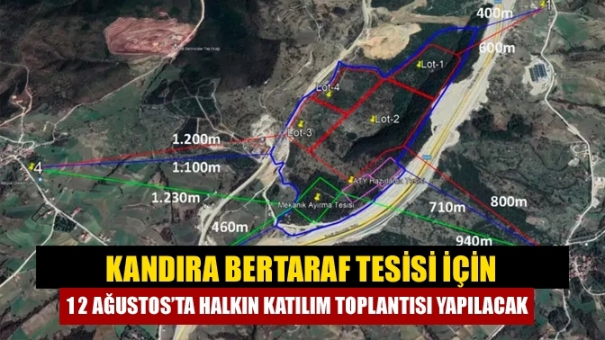 Kandıra Bertaraf Tesisi için 12 Ağustos’ta halkın katılım toplantısı yapılacak