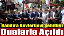 Kandıra Beylerbeyi Şehitliği Dualarla Açıldı