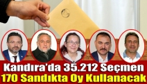 Kandıra’da 35.212 seçmen 170 sandıkta oy kullanacak