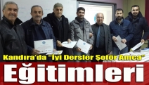 Kandıra’da “İyi Dersler Şoför Amca” eğitimleri