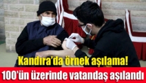 Kandıra’da örnek aşılama! 100’ün üzerinde vatandaş aşılandı