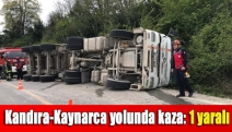 Kandıra-Kaynarca yolunda kaza: 1 yaralı