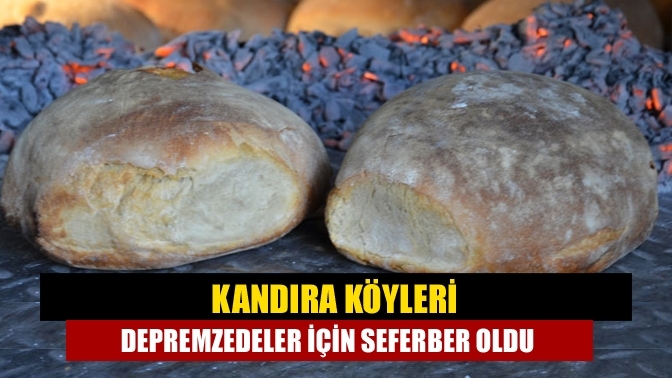 Kandıra köyleri depremzedeler için seferber oldu