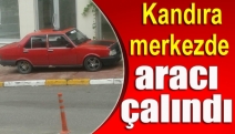 Kandıra merkezde aracı çalındı