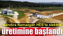 Kandıra Namazgâh HES’te elektrik üretimine başlandı