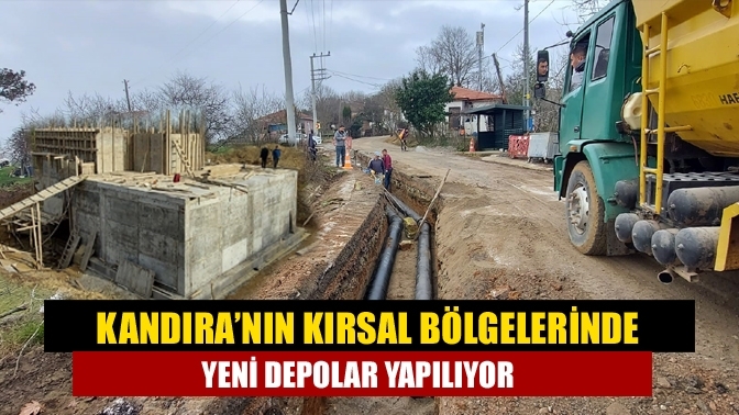 Kandıra’nın Kırsal Bölgelerinde Yeni Depolar Yapılıyor