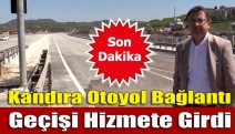 Kandıra Otoyol Bağlantı Geçişi Hizmete Girdi